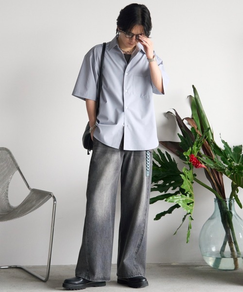 NEW BASIC MICRO SPAN BOX H/S SHIRT（シャツ/ブラウス）｜WYM LIDNM