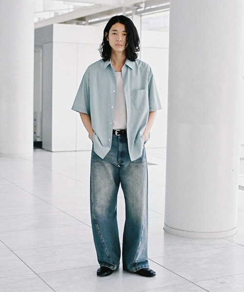NEW BASIC MICRO SPAN BOX H/S SHIRT（シャツ/ブラウス）｜WYM LIDNM