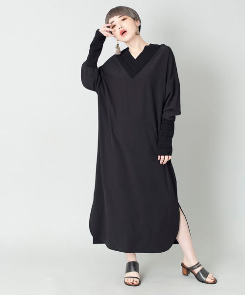 セール Vネックワンピース ワンピース Osmosis オズモーシス のファッション通販 Zozotown