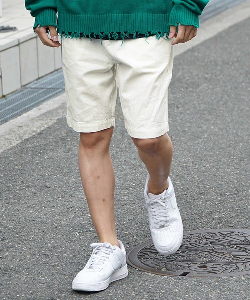 JOKER（ジョーカー）の「季節を彩るツウな一本。 パナマイージーハーフパンツ メンズ 春服（その他パンツ・メンズ・ピンク/ホワイト系その他/ネイビー/ホワイト/ブルー系その他/ミント/イエロー/ベージュ/ネイビー系1/ブルー・XL/L/M）」の9枚目の写真