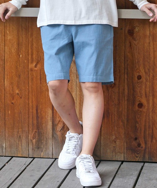 JOKER（ジョーカー）の「季節を彩るツウな一本。 パナマイージーハーフパンツ メンズ 春服（その他パンツ・メンズ・ピンク/ホワイト系その他/ネイビー/ホワイト/ブルー系その他/ミント/イエロー/ベージュ/ネイビー系1/ブルー・XL/L/M）」の6枚目の写真