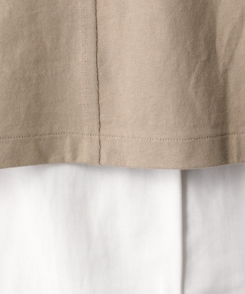 GLOBAL WORK（グローバルワーク）の「2SETレイヤードT半袖/942533（Tシャツ/カットソー・レディース・ブラック/ブラウン/アイボリー・FREE）」の13枚目の写真