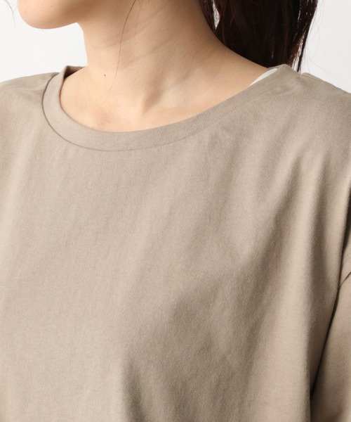 GLOBAL WORK（グローバルワーク）の「2SETレイヤードT半袖/942533（Tシャツ/カットソー・レディース・ブラック/ブラウン/アイボリー・FREE）」の11枚目の写真