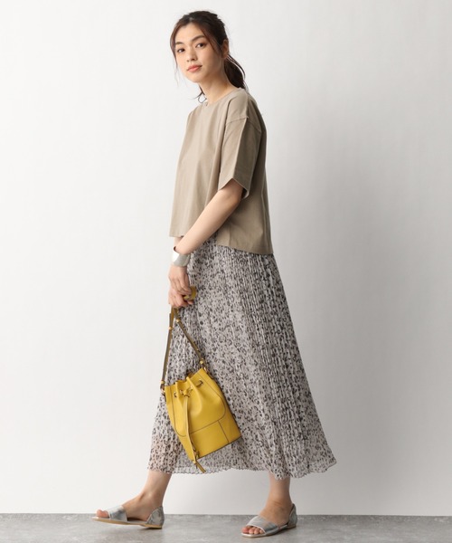 GLOBAL WORK（グローバルワーク）の「2SETレイヤードT半袖/942533（Tシャツ/カットソー・レディース・ブラック/ブラウン/アイボリー・FREE）」の16枚目の写真