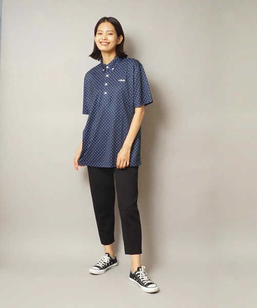 FILA GOLF(フィラゴルフ )の「【FILA:フィラゴルフ】半袖ポロシャツ / ゴルフウェア(ポロシャツ・メンズ・ネイビー/ホワイト/サックスブルー・X-LARGE/LARGE/MEDIUM/XX-LARGE)」の9枚目の写真