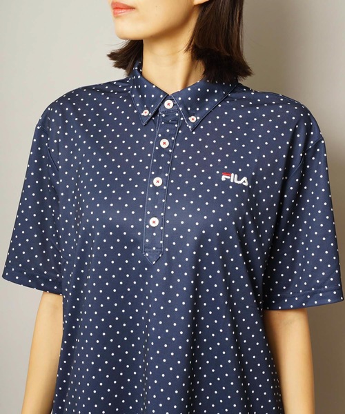 FILA GOLF(フィラゴルフ )の「【FILA:フィラゴルフ】半袖ポロシャツ / ゴルフウェア(ポロシャツ・メンズ・ネイビー/ホワイト/サックスブルー・X-LARGE/LARGE/MEDIUM/XX-LARGE)」の15枚目の写真