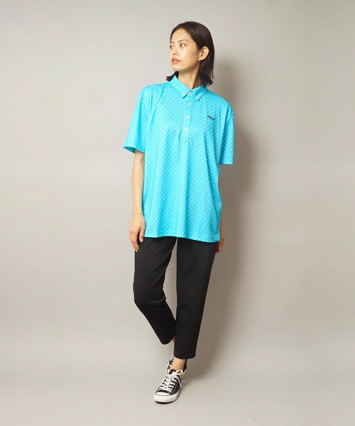 FILA GOLF(フィラゴルフ )の「【FILA:フィラゴルフ】半袖ポロシャツ / ゴルフウェア(ポロシャツ・メンズ・ネイビー/ホワイト/サックスブルー・X-LARGE/LARGE/MEDIUM/XX-LARGE)」の16枚目の写真