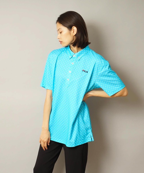 FILA GOLF(フィラゴルフ )の「【FILA:フィラゴルフ】半袖ポロシャツ / ゴルフウェア(ポロシャツ・メンズ・ネイビー/ホワイト/サックスブルー・X-LARGE/LARGE/MEDIUM/XX-LARGE)」の18枚目の写真