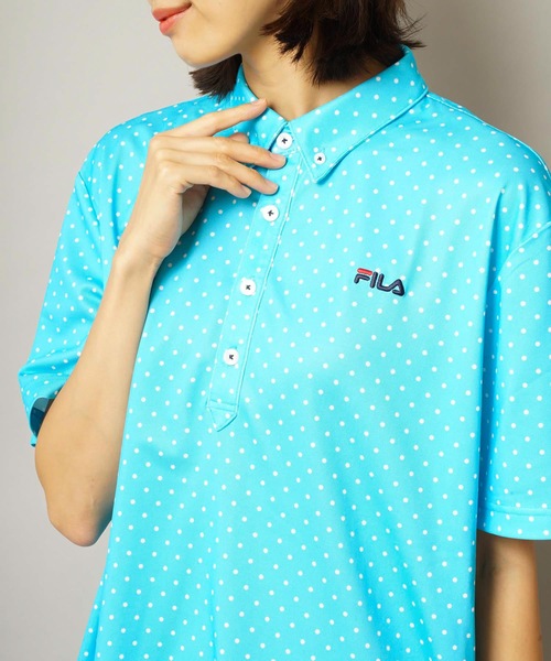 FILA GOLF(フィラゴルフ )の「【FILA:フィラゴルフ】半袖ポロシャツ / ゴルフウェア(ポロシャツ・メンズ・ネイビー/ホワイト/サックスブルー・X-LARGE/LARGE/MEDIUM/XX-LARGE)」の20枚目の写真
