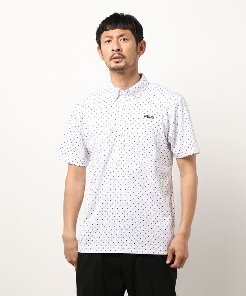 FILA GOLF(フィラゴルフ )の「【FILA:フィラゴルフ】半袖ポロシャツ / ゴルフウェア(ポロシャツ・メンズ・ネイビー/ホワイト/サックスブルー・X-LARGE/LARGE/MEDIUM/XX-LARGE)」の22枚目の写真