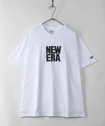 NEW ERA（ニューエラ）の「【NEW　ERA/ニューエラ】スクエアブランドロゴ プリントTシャツ/ホワイト（Tシャツ/カットソー・メンズ）」