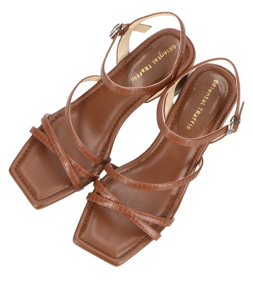 ORiental TRaffic（オリエンタルトラフィック）の「ナローストラップサンダル/11220（サンダル・レディース・ブラウン/ブルー/イエロー・SS/S/M/L/LL/3L）」の16枚目の写真