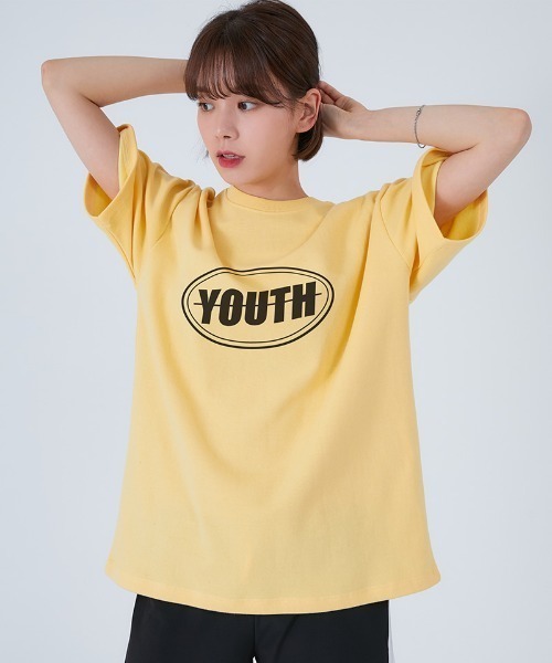 ACOVER(オコボ)の「『ACOVER/オコボ』CUTTING YOUTH T-SHIRTS/カッティングユースデザイン 半袖Tシャツ(Tシャツ/カットソー・レディース・ホワイト/ライトグレー/ブラック/イエロー/オレンジ/インディゴブルー/ライトパープル・M)」の6枚目の写真