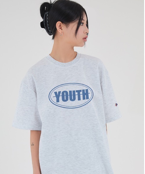 ★OY★PRINTED PATCH TEE - WHITE★正規品/韓国直送料込/人気 ACOVER/オコボ』CUTTING YOUTH T-SHIRTS/カッティングユース
