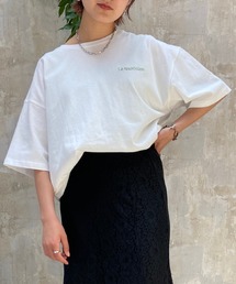 Lull | 【Lull / ルル】バックスリットロゴTシャツ(Tシャツ/カットソー)