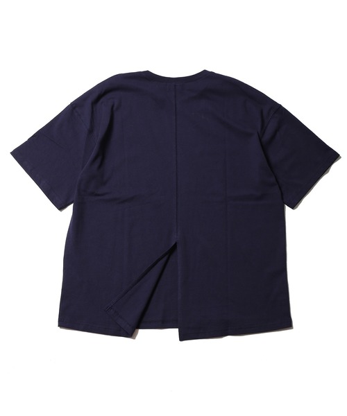 Lull（ルル）の「【Lull / ルル】バックスリットロゴTシャツ（Tシャツ/カットソー・レディース・ベージュ/マスタード/ネイビー/ホワイト・ONESIZE）」の19枚目の写真