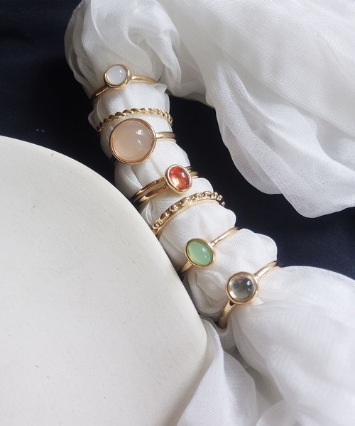 LA VORAGINE（ラ ヴォラジネ）の「リング　8点セット（リング・レディース・シルバー/A・FREE）」の5枚目の写真