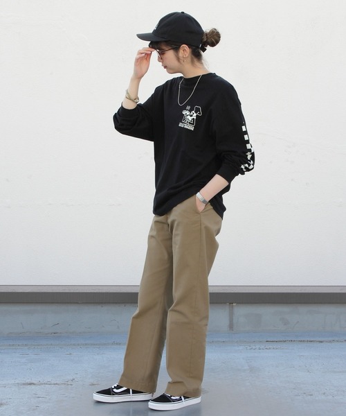 THE SHINZONE（ザ　シンゾーン）の「THE SHINZONE/シンゾーン　ピザロングTEE　PIZZA LONG T（Tシャツ/カットソー・レディース・ブラック/ホワイト・FREE）」の15枚目の写真