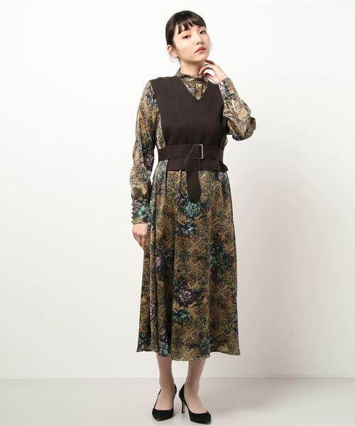 ブランド古着 コンビワンピース ワンピース Ameri アメリ のファッション通販 Zozoused