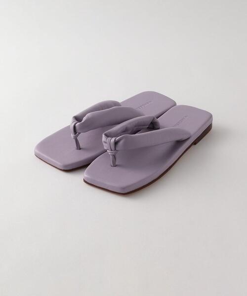 ＜WANDERUNG＞LEATHER TONG SANDALS/サンダル