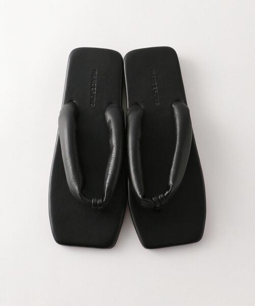 ＜WANDERUNG＞LEATHER TONG SANDALS/サンダル