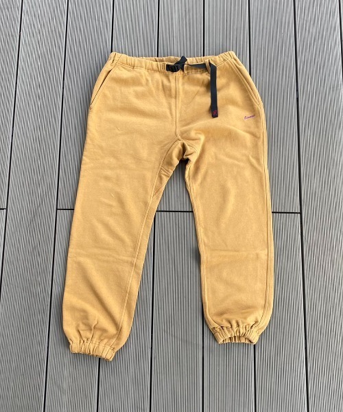 Gramicci（グラミチ）の「GRAMICCI/グラミチ　別注 SWEAT PANTS 別注スウェットパンツ GUP-21F1924 ワンマイルウエア（スウェットパンツ・レディース・ブラック/グレー/マスタード・SMALL/MEDIUM/LARGE/X-LARGE）」の14枚目の写真