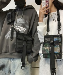 KOR | 取り外し可能ミニポーチ付きボディバッグ(ボディバッグ/ウエストポーチ)