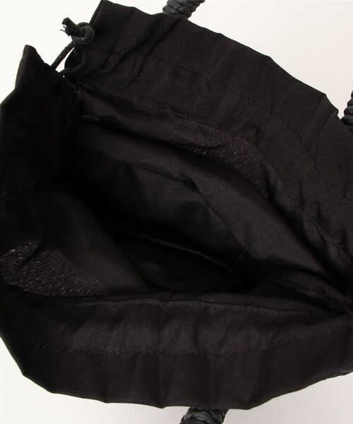 Cheek（チーク）の「雑材ミニトート（トートバッグ・レディース・ブラウン/ブラック/アイボリー・FREE）」の6枚目の写真