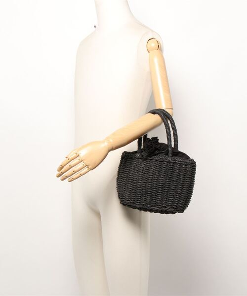 Cheek（チーク）の「雑材ミニトート（トートバッグ・レディース・ブラウン/ブラック/アイボリー・FREE）」の7枚目の写真