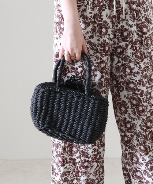 Cheek（チーク）の「雑材ミニトート（トートバッグ・レディース・ブラウン/ブラック/アイボリー・FREE）」の15枚目の写真