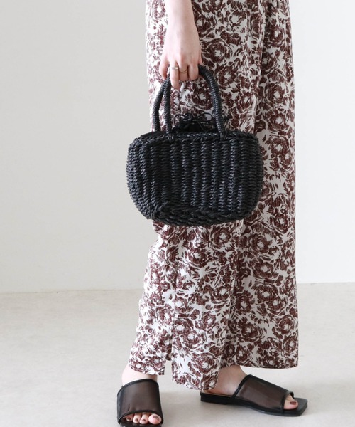 Cheek（チーク）の「雑材ミニトート（トートバッグ・レディース・ブラウン/ブラック/アイボリー・FREE）」の16枚目の写真