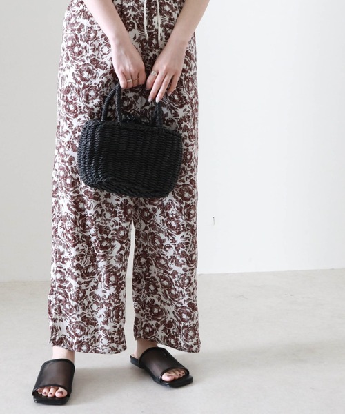 Cheek（チーク）の「雑材ミニトート（トートバッグ・レディース・ブラウン/ブラック/アイボリー・FREE）」の17枚目の写真