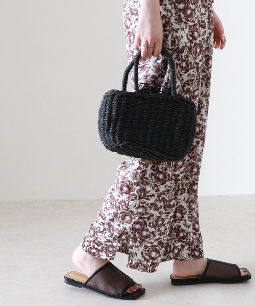 Cheek（チーク）の「雑材ミニトート（トートバッグ・レディース・ブラウン/ブラック/アイボリー・FREE）」の18枚目の写真