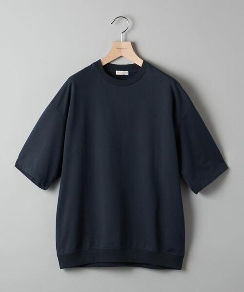 BEAUTY&YOUTH UNITED ARROWS（ビューティーアンドユースユナイテッドアローズ）の「BY カネマサメリヤス メローコットン ライトスウェット Tシャツ（Tシャツ/カットソー・メンズ・ホワイト/ネイビー/オリーブ/マスタード/ナチュラル・S/M/L/XL）」の5枚目の写真