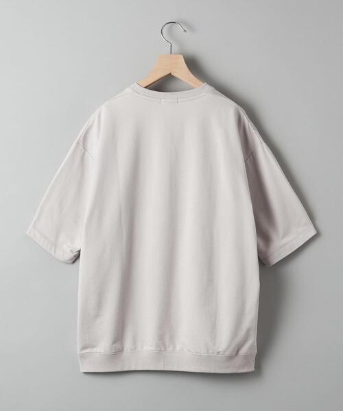 BEAUTY&YOUTH UNITED ARROWS（ビューティーアンドユースユナイテッドアローズ）の「BY カネマサメリヤス メローコットン ライトスウェット Tシャツ（Tシャツ/カットソー・メンズ・ホワイト/ネイビー/オリーブ/マスタード/ナチュラル・S/M/L/XL）」の7枚目の写真