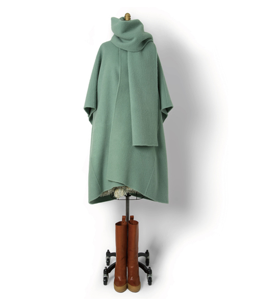 お値下げしました❣️Drawerドゥロワーマント スカーフ春コート Drawer（ドゥロワー）の「DRAWER スカーフコート（その他アウター