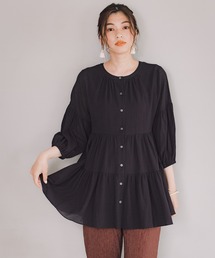 GLOBAL WORK | エアルーボイルティアードチュニック/948745(シャツ/ブラウス)