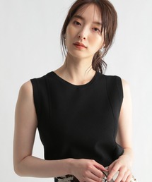 Andemiu | ラインキリカエノースリーブニット957091(ニット/セーター)