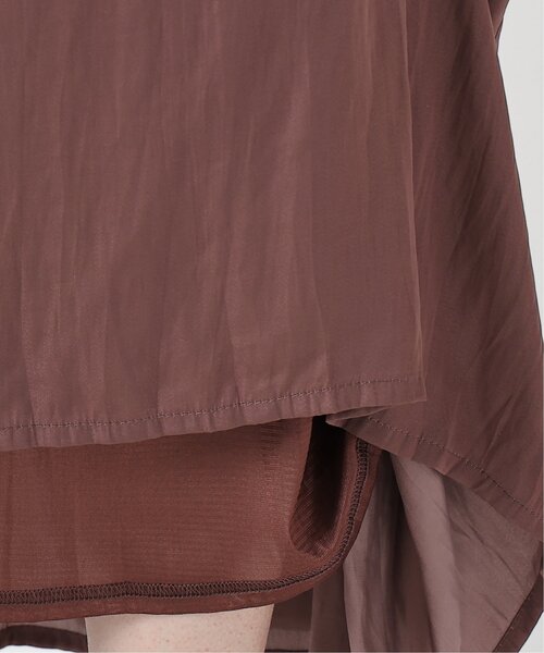 RAY CASSIN（レイカズン）の「ヴィンテージサテン消しプリーツスカート（スカート・レディース・ブラウン/グレー/ワイン/カーキ/スミクロ/キナリ/グレイッシュベージュ・FREE）」の20枚目の写真