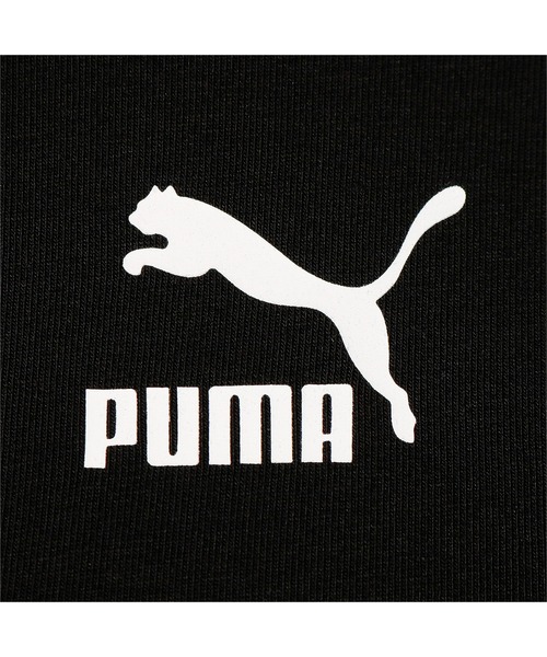PUMA（プーマ）の「PUMA プーマ CLASSICS フィッティド Tシャツ ウィメンズ（Tシャツ/カットソー・レディース・ライトピンク/ブラック系その他・SMALL/MEDIUM/LARGE/X-SMALL）」の6枚目の写真