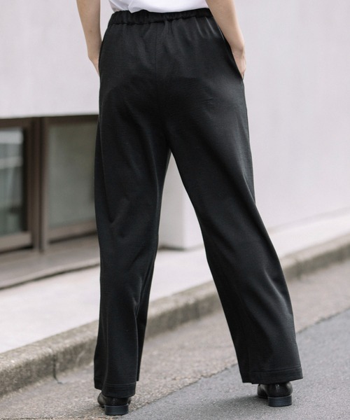 Munich(ミューニック)の「アクリルウールコンプレッションジャージワイドパンツ(その他パンツ・レディース・ブラック/ベージュ・S/M/XS)」の19枚目の写真