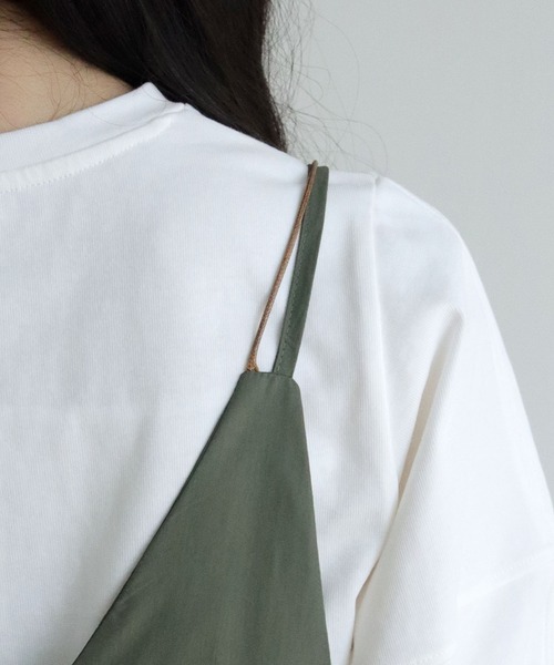 vingtrois（バントロア）の「【vingtrois】シアー切り替えロングキャミワンピース（ワンピース・レディース・ブラウン/カーキ/ブラック・M）」の19枚目の写真