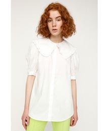 SLY | RUFFLE COLLAR BL/ラッフルカラーブラウス(シャツ/ブラウス)
