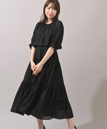 レイヤー風ティアードワンピース