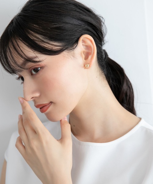 Edit Sheen（エディットシーン）の「土星モチーフピアス（ピアス（両耳用）・レディース・ゴールド/ネイビー/シルバー・FREE）」の15枚目の写真