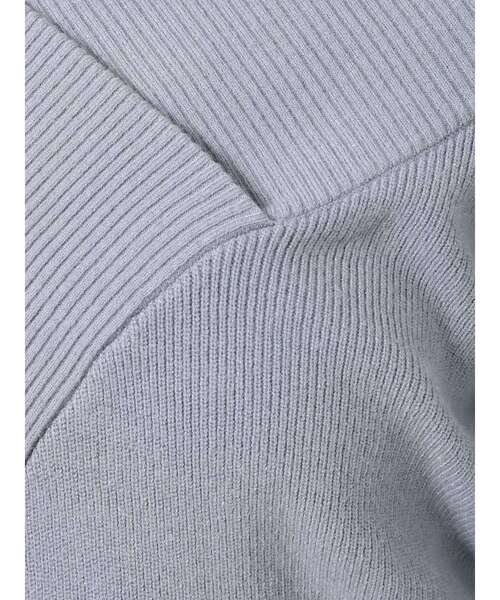 dazzlin(ダズリン)の「Vリブネックニットトップス(ニット/セーター・レディース・ブラック/グレー/オフホワイト/ピンク/ブルー/グリーン/ブラウン・FREE)」の22枚目の写真