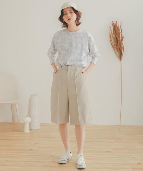 SENSE OF PLACE by URBAN RESEARCH（センスオブプレイスバイアーバンリサーチ）の「タイダイロングTシャツ（Tシャツ/カットソー・レディース・ベージュ系その他/パープル系その他・ONE）」の17枚目の写真