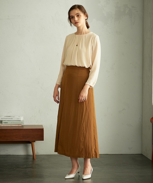 LE SOUK HOLIDAY(ルスークホリデー)の「シフォン重ねTブラウス(Tシャツ/カットソー・レディース・ベージュ/ネイビー/ワイン・M/S)」の17枚目の写真