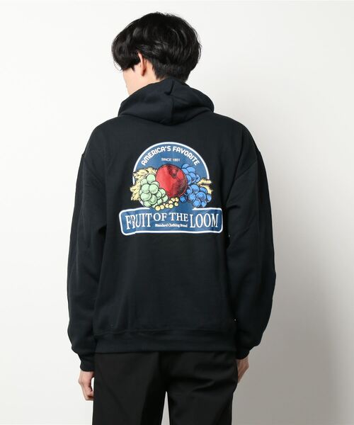 FRUIT OF THE LOOM(フルーツオブザルーム)の「SOUVENIRプルオーバーパーカー / ユニセックス / ブランドロゴ / カジュアル(パーカー・メンズ・ブラック/ホワイト/グレー/ネイビー・L/S/XL/M)」の6枚目の写真