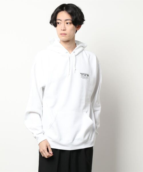 FRUIT OF THE LOOM(フルーツオブザルーム)の「SOUVENIRプルオーバーパーカー / ユニセックス / ブランドロゴ / カジュアル(パーカー・メンズ・ブラック/ホワイト/グレー/ネイビー・L/S/XL/M)」の10枚目の写真